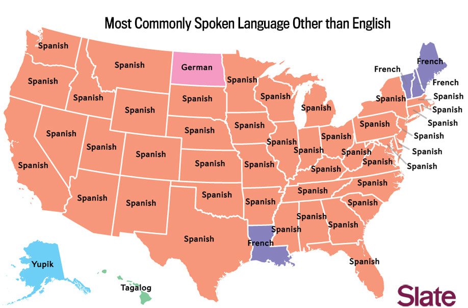 Most spoken languages other than english