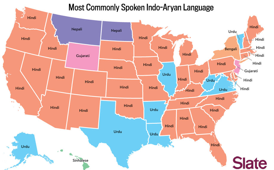Most commonly spoken Indo-Aryan Language